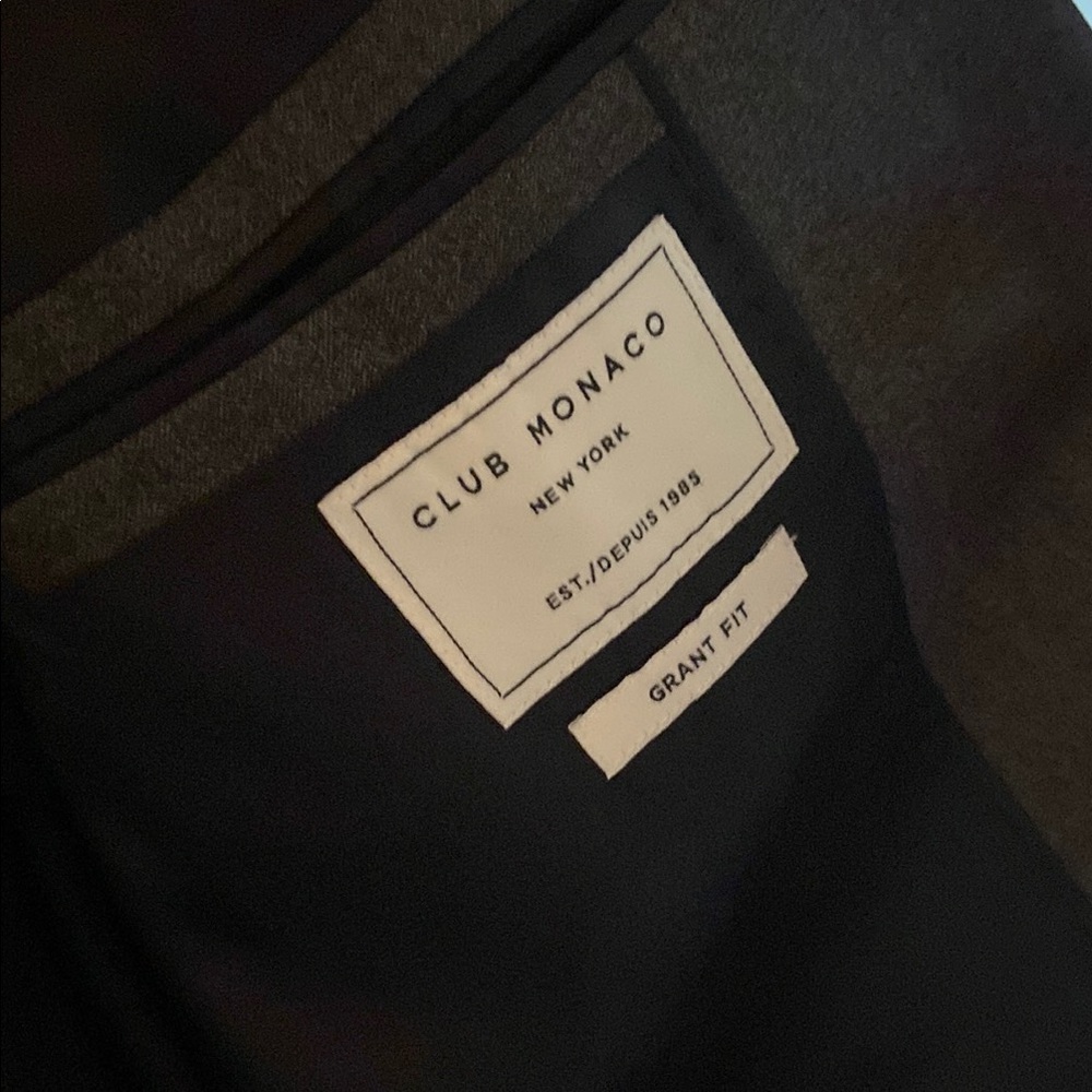 Club Monaco sport jacket Black and Gray Apparel